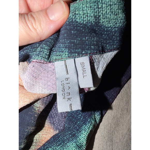 Blank London Tie Dye Midi Skirt Pink Purple Boho Shark Bite Hem Festival Witchy - Picture 7 of 7